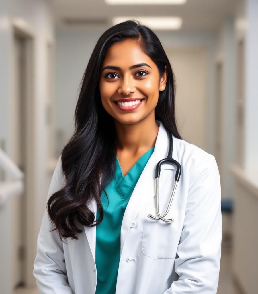 Placeholder portrait representing Dr. Priya Kapoor, Orthodontics